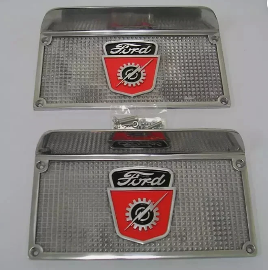 Step Plates Ford w/F100 Emblem. Per pair.